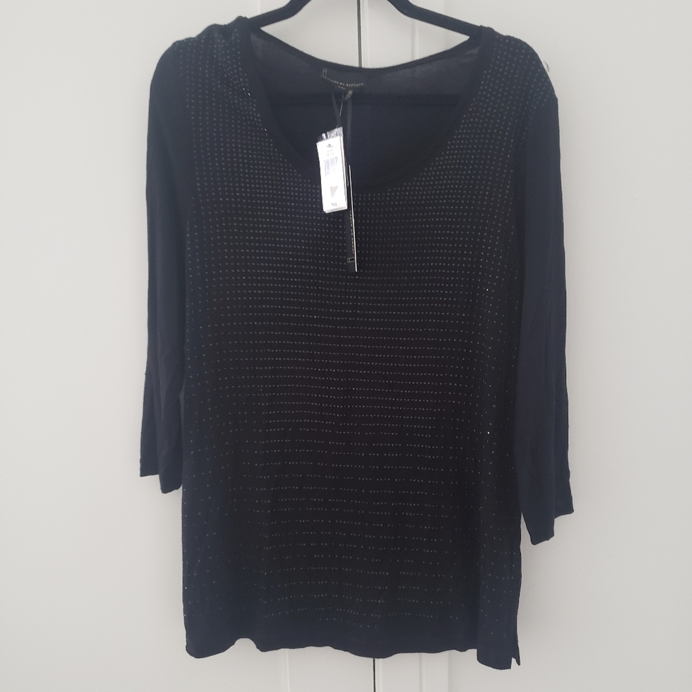 NEW Black Studded Top
